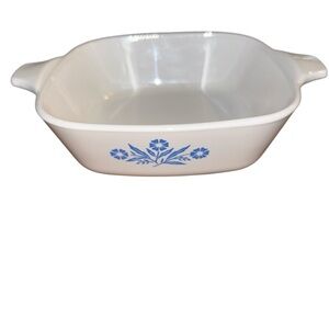 Corning Ware Blue Cornflower P-41-B 1 3/4 Cup Petite Casserole Dish Vtg USA Made